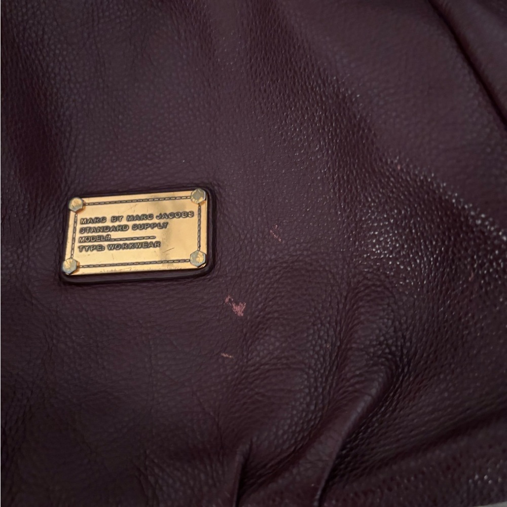 Marc by Marc Jacobs Classic
 Burgundy LeatherTote Bag - Picture 8 of 10